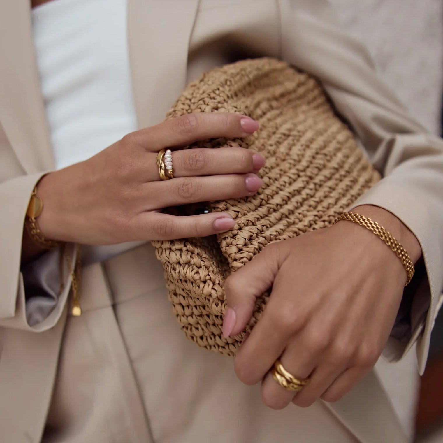 Brazalete “Gold Mesh” -  Pulsera de Mujer